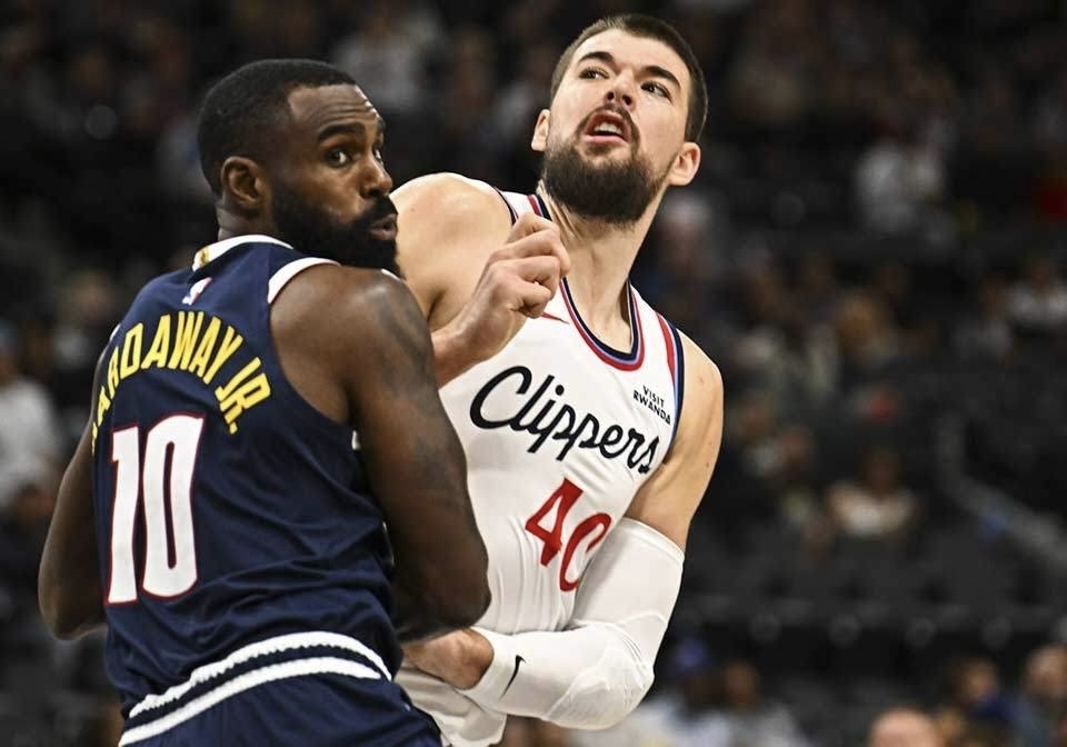 这位中锋有, 随着快船阵